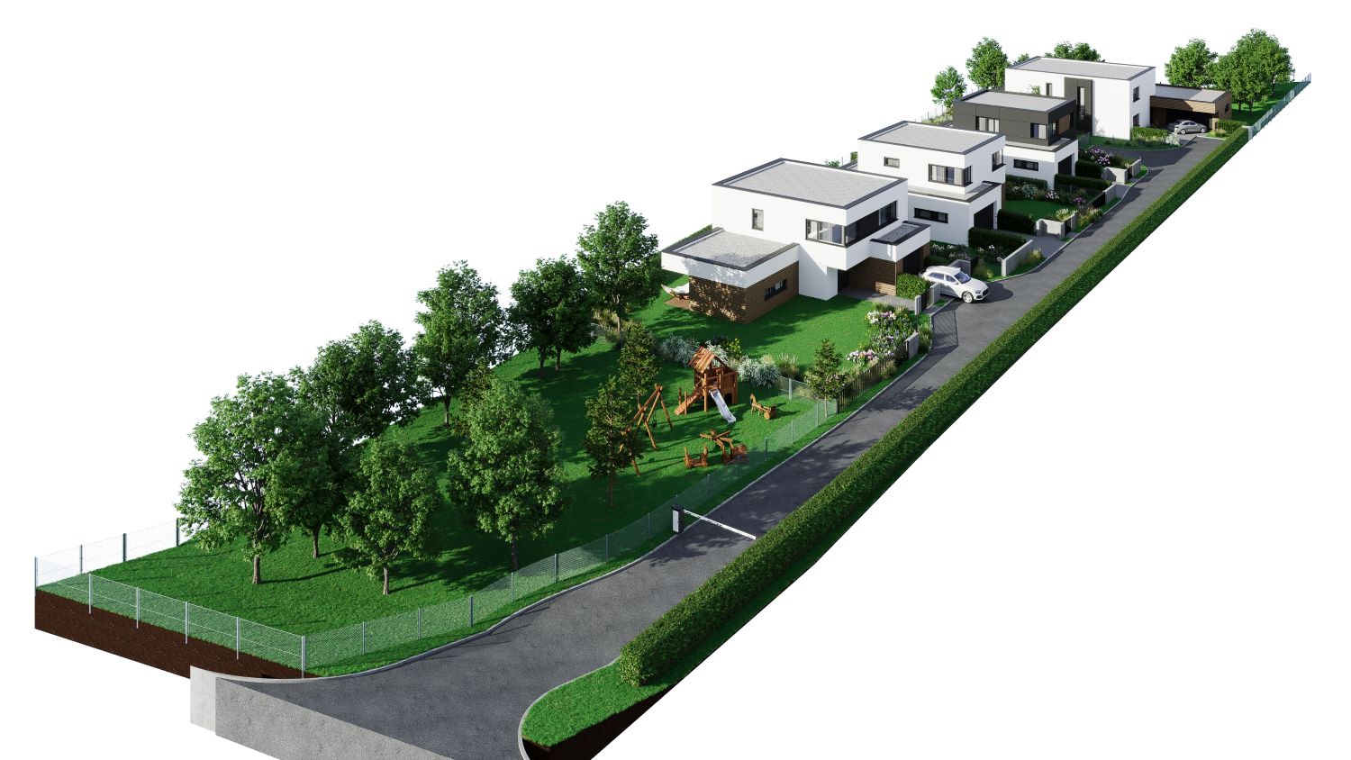 Pozemok stavebného projektu: 3.384 m² exkluzívnej komunity, Svederník - Marček pri Žiline, Cena v RK